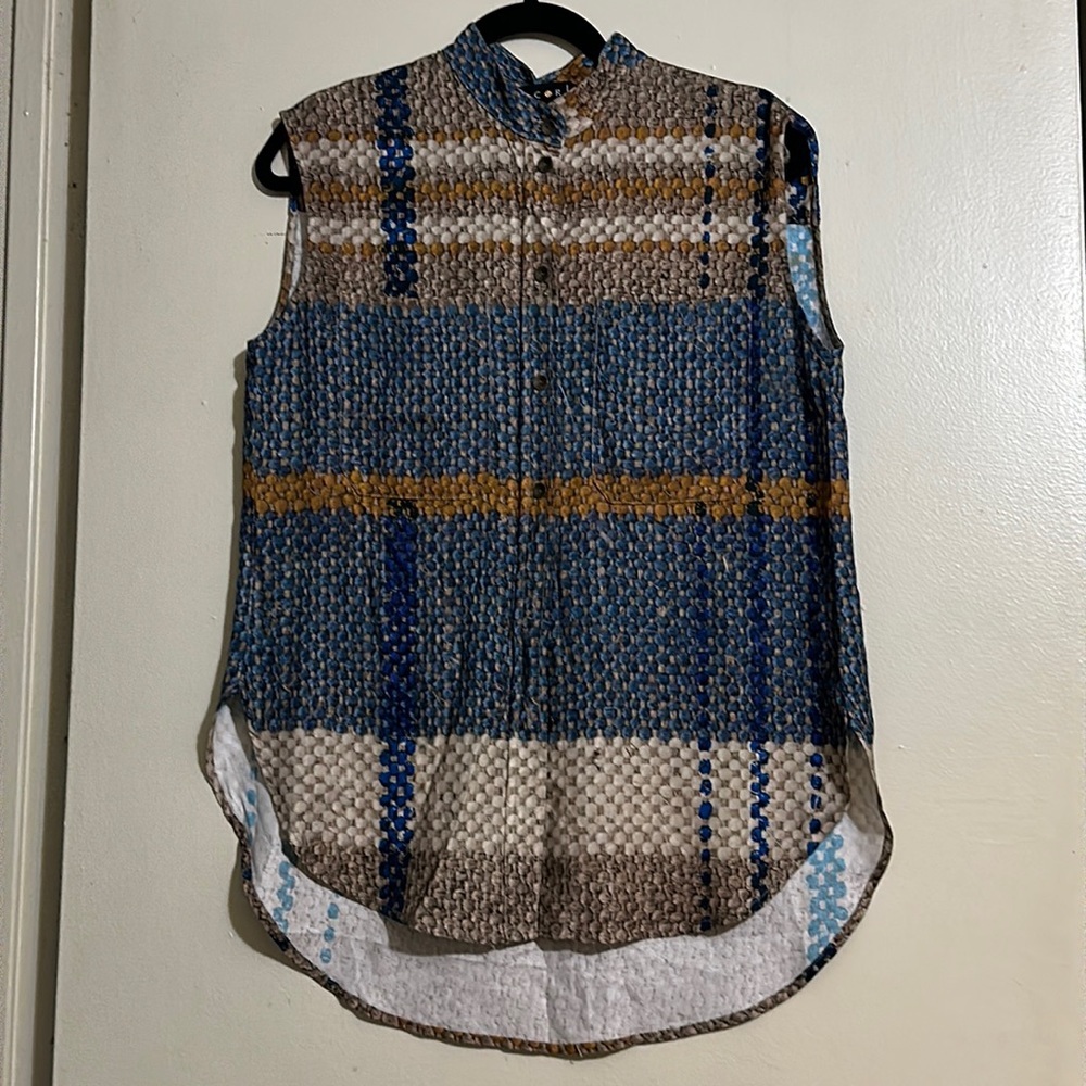 Anthropologie sleeveless top